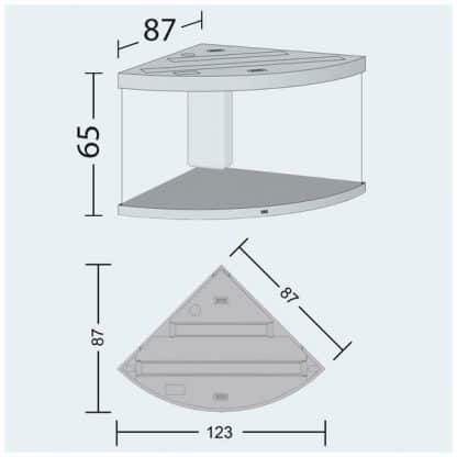 Juwel Trigon 350 Led Μαύρο - salesbackup