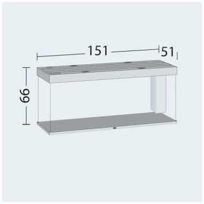 Juwel Rio 450 Led Λευκό - Μεγάλα > 180 lt