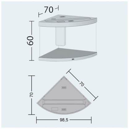 Juwel Trigon 190 Led Οξιά - Sales