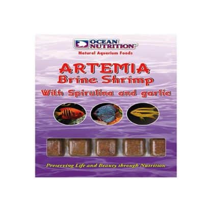 Ocean Nutrition Artemia With Spirulina And Garlic 100gr - Κατεψυγμένες τροφές
