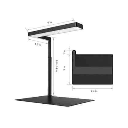 Onf Flat Nano Stand Black – The Desktop Plant Lighting - Φωτιστικά