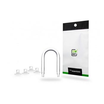 Co2Art U Bend Glass Tubing Connector Medium + 4x Suction Cups - Εξοπλισμός CO2