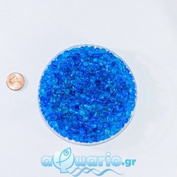 Glass Ocean Blue 3-5cm 1kg - Πέτρες - Βότσαλα