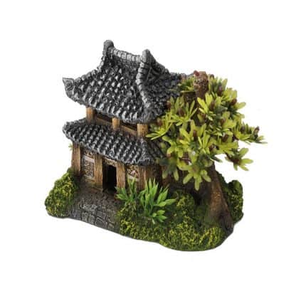 Aqua Della Asian House 14x9x10cm With Plants - Τεχνητά Διακοσμητικά