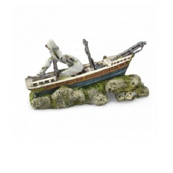 Aqua Della boat L 36×13.5×18.5 cm - Τεχνητά Διακοσμητικά