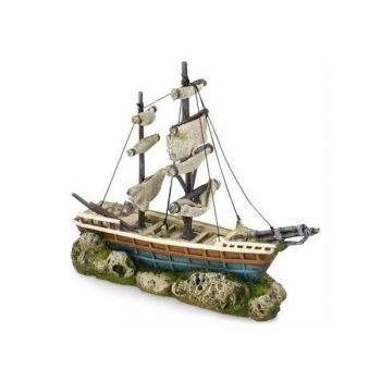 Aqua Della Boat With Sails 38×12.5×31.5cm - Τεχνητά Διακοσμητικά