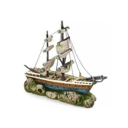 Aqua Della Boat With Sails 38×12.5×31.5cm - Τεχνητά Διακοσμητικά