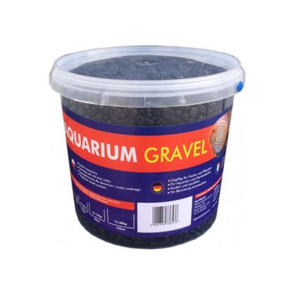 Aqua Nova Colour gravel 5kg (3L) 4-8mm, black - Άμμος – Χαλίκια
