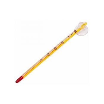 Aqua Nova Glass thermometer – yellow - Sales