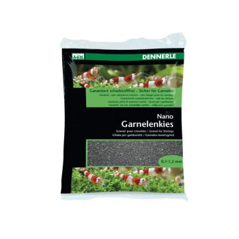 Dennerle Nano Gravel, Sulawesi black, 2 kg - Άμμος – Χαλίκια