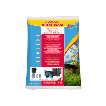 Sera Filter Wool 250gr - Υλικά Φίλτρανσης