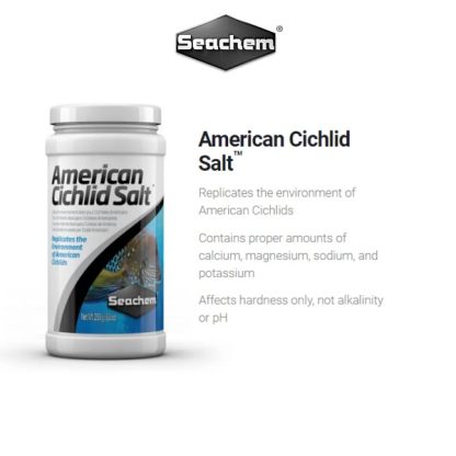 Seachem American Cichlid Salt 250gr - Πρόσθετα