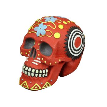 Aqua Della Dia De Los muertos skull 1 – 11.8×7... - Τεχνητά Διακοσμητικά