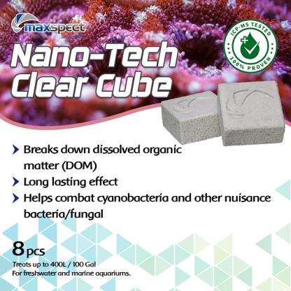 Maxspect Nanotech Clear Cube 8 pcs - Υλικά Φίλτρανσης