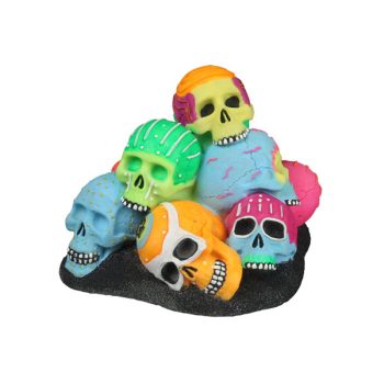 Aqua Della Dias De Los Muertos skull pile 15.1×14.2&... - Τεχνητά Διακοσμητικά