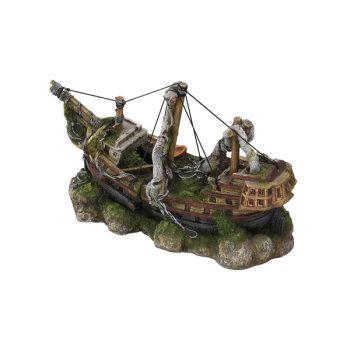 Aqua Della 3 Masted Ship M – 29x11x18cm - Τεχνητά Διακοσμητικά