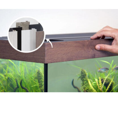 Aquatlantis Splendid Ultra Aquarium Anthracite Grey Matte 80x40x56 146lt - Mεσαία