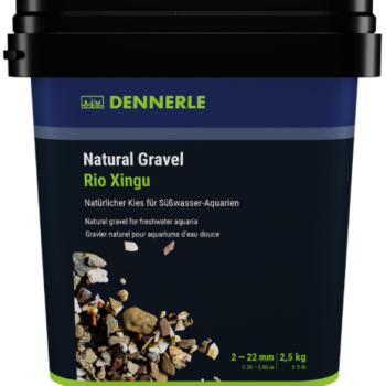Dennerle Natural Gravel Rio Xingu 2-22mm 2.5kg - Άμμος – Χαλίκια