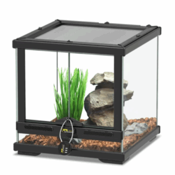 Aquatlantis Terrarium 2v 30x30x30 black - Μικρά < 60 lt