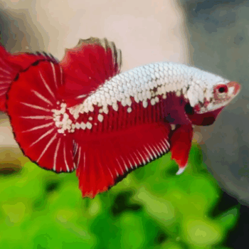 Betta splendens- Betta Red Samurai 3.5-4cm