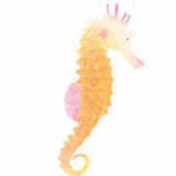 AD Glowing Sea Horse Blue