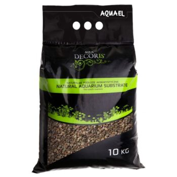 AQUAEL NATURAL MULTICOLORED GRAVEL 5-10 MM 10KG