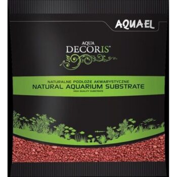 AQUAEL GRAVEL AQUA DECORIS RED 1KG