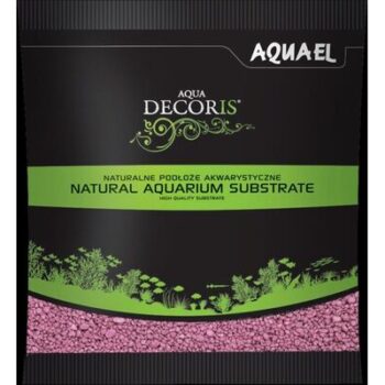 AQUAEL GRAVEL AQUA DECORIS LILA PINK 1KG