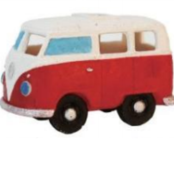 Chicos Classic Red Bus ornament 12.5x6.8x7.5