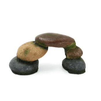Chicos Decorative Stacked Stone Bridge Ornament 15x7.2x7