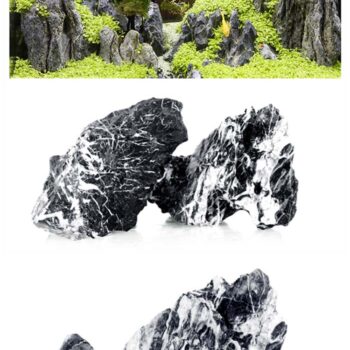 Chicos Fine-lined black and white meleleuca stone price per kilo